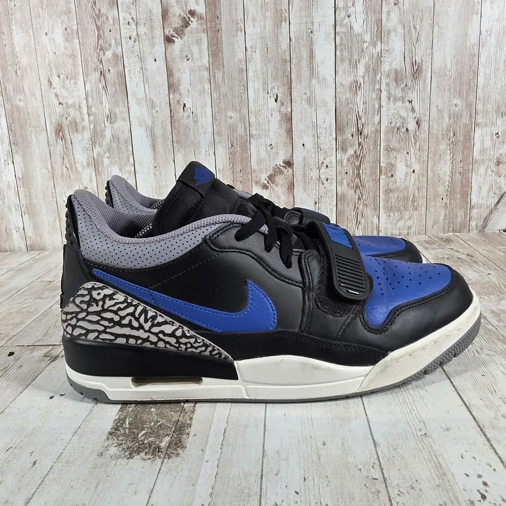 Jordan Legacy 312 Low‎ Hyper Royal Black Blue CD7069-041 Mens 10.5 Sneaker